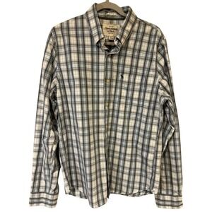 Abercrombie & Fitch Men's‎ Plaid Button Down Shirt XL Long Sleeve Casual